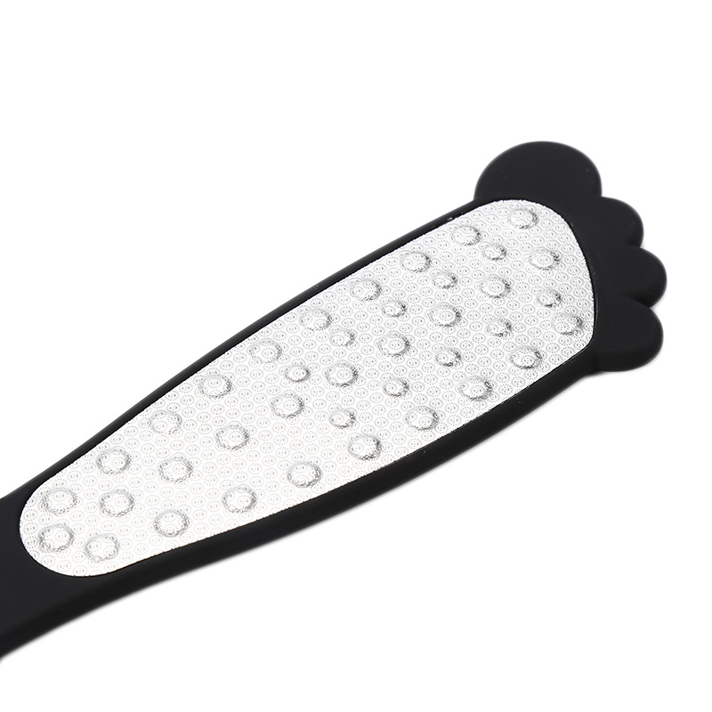 1PC Hard Dead Skin Remover Voet Vorm Bestand Pedicure Dubbele Side Schuren Bestand Herbruikbare Wasbare Roestvrij Staal Bestand