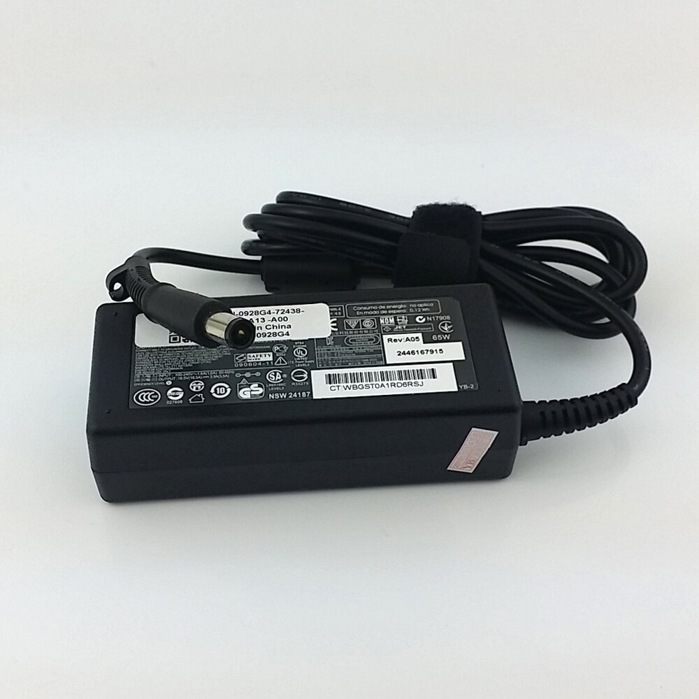 Genuine Original 65W Power Supply Battery Charger AC Adapter for HP G60-647NR G62-325CA G72-B57CL G50-101XX