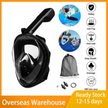 Scuba Diving Mask Full Face Snorkeling Underwater 6 Colors Anti Fog For Swimming Spearfishing Dive Respiratory Underwater