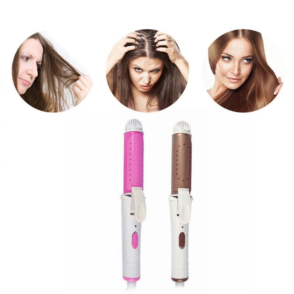 Two-in-one Curling Iron Straightener Practical Electric Splint Suitable For Large Curls Inner Buckle Bangs