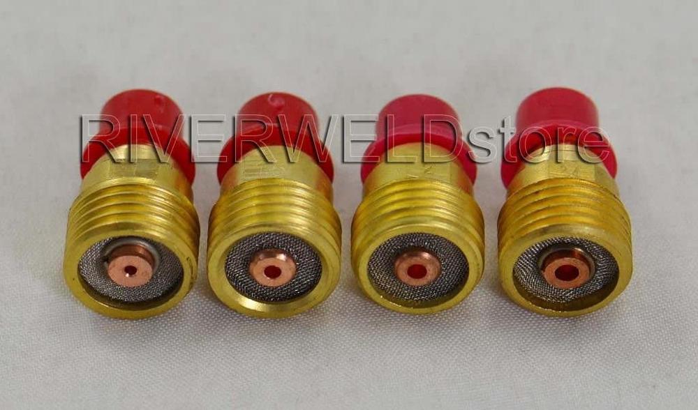 Porta pinza Gas Lens Large 1-3,2mm torcia WP-9 WP-20 saldatura TIG (10 pz