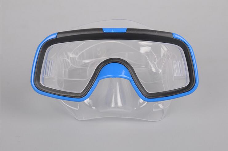 Børns dykningsbriller snorkling tre skatte sæt svømmebriller svømningsbriller snorkelfinner