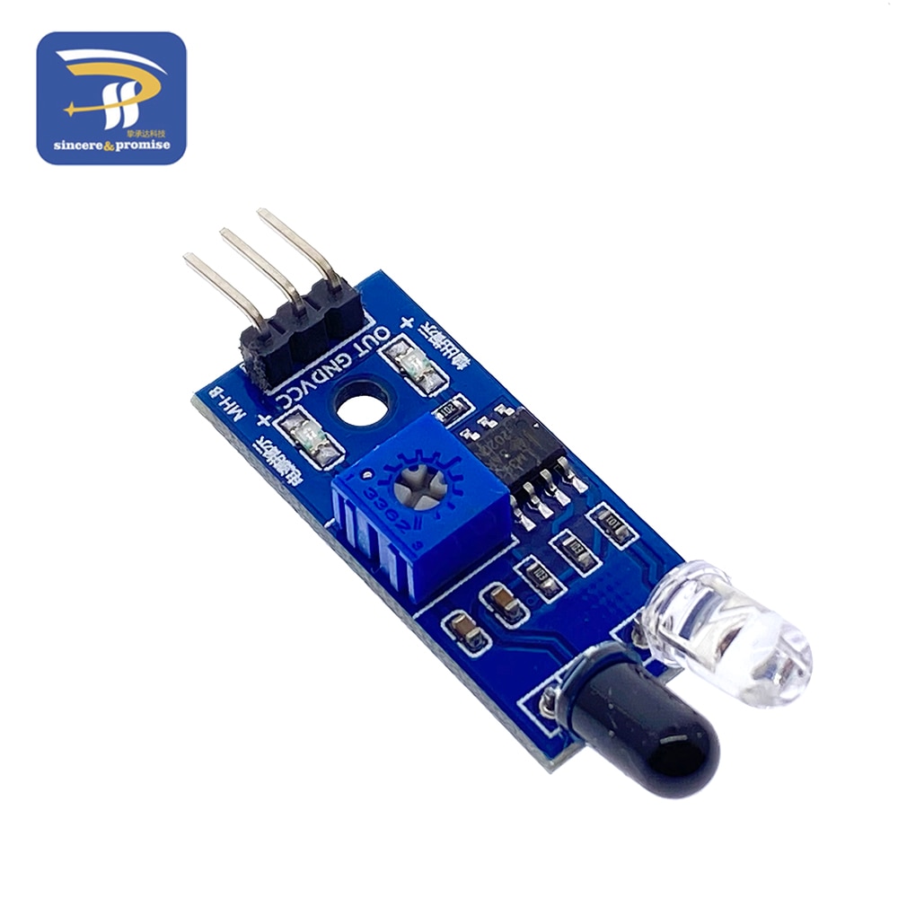 Ir Infrarood Obstakel Vermijden Sensor Module Smart Auto Robot 3-Draad Reflecterende Optische