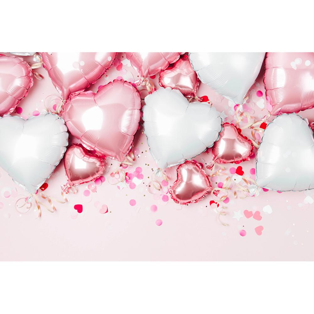 Valentine fotografering baggrund klud hjerte ballon udskrive foto baggrunde