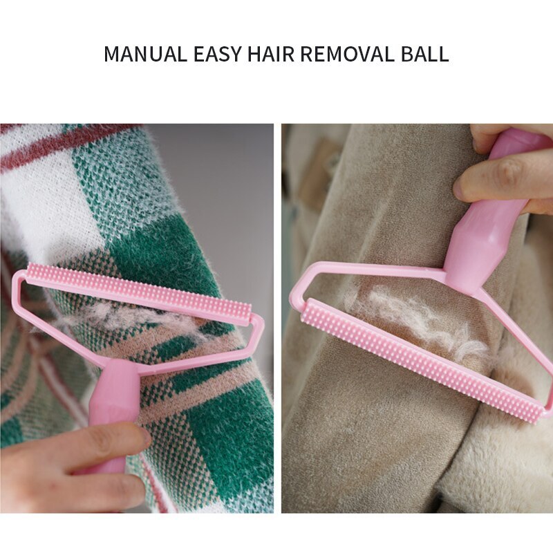 Portable Lint Remover Clothes Fuzz Fabric Shaver Brush Tool for Sweater Woven Coat Power-Free Fluff Removing Roller Shaver