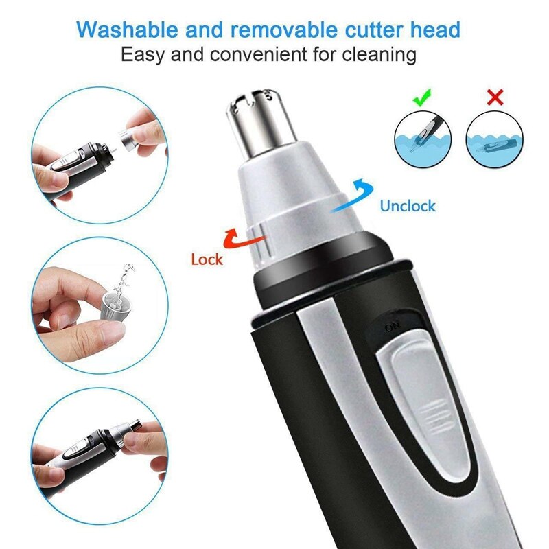 Persoonlijke Elektrische Neus En Oor Trimmer Gezichtsverzorging Wenkbrauw Verwijdering Haar Trimmer Clipper