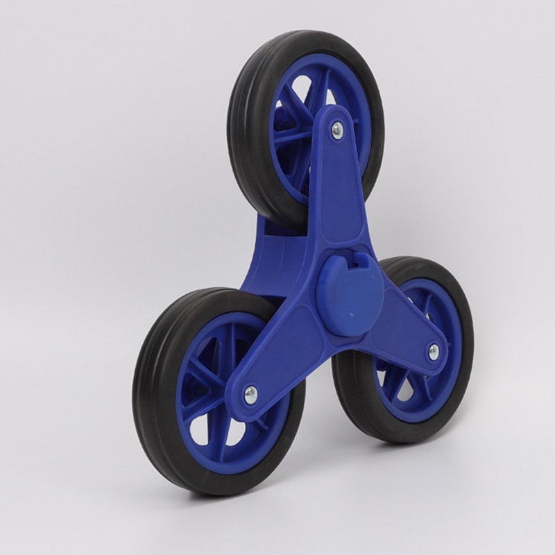ALWAYSME Light-Duty 1PCS Replacement Stair Climbing Shopping Cart Wheels For Shopping Laundry Cart Hole Diameter 8.3mm