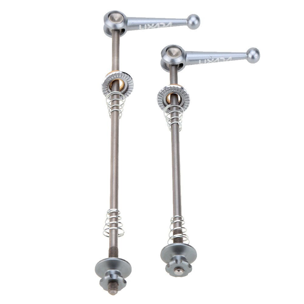 2Pcs Bicycle Skewers Ultralight Quick Release Titanium Skewers for MTB Road Bike Bicycle Skewers