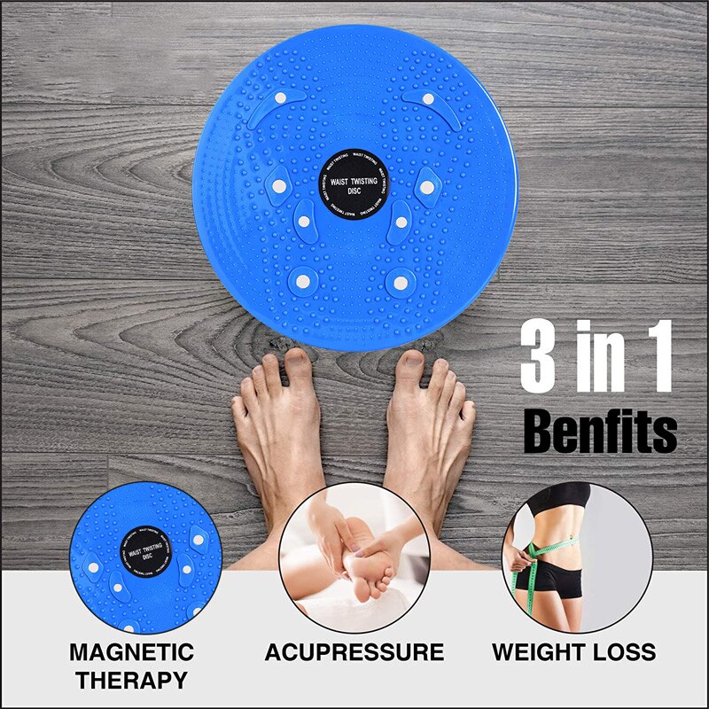 Taille Twisting Disc Board Body Building Fitness Balance Board Magnetische Massage Plaat Aërobe Oefening Voet Roterende Board
