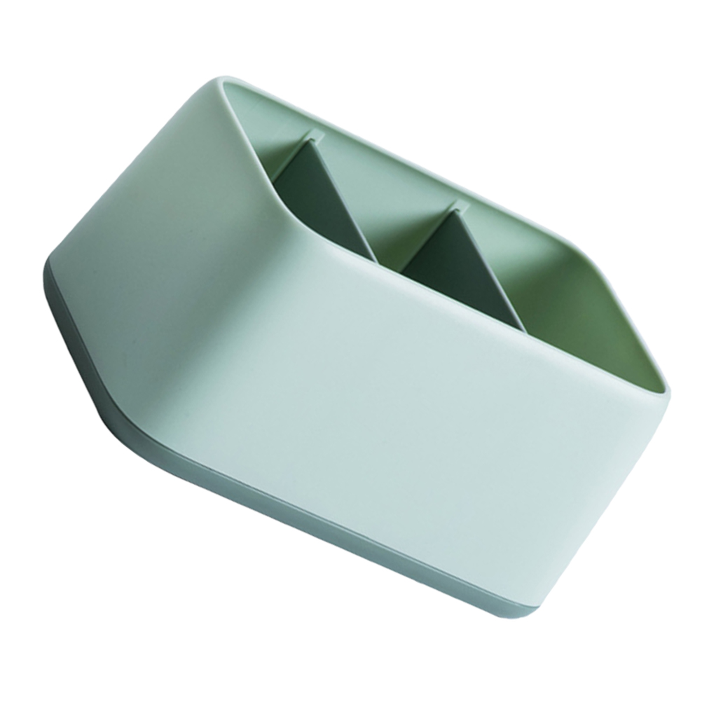 Media Accessory Storage Holder Desk Organizers 3 Compartments Storage Container: Default Title