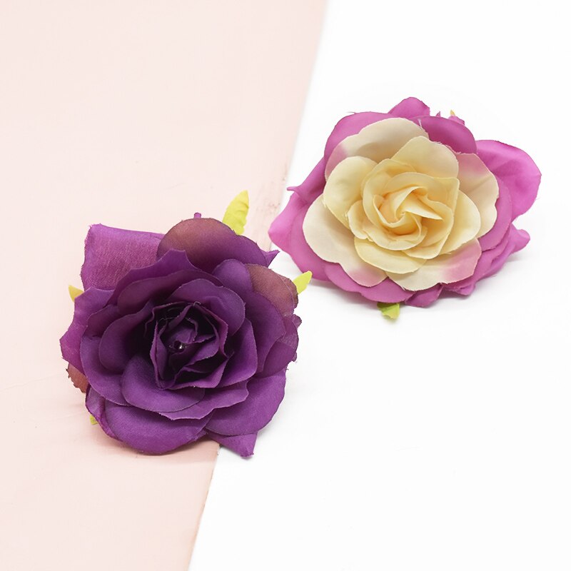 8CM Artificial flowers Wedding supplies Indoor furnishings Diy Flower arrangement Candy box Scrapbooking Home Decoration