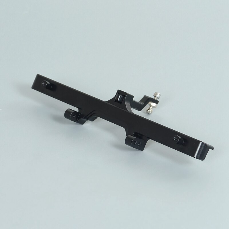 Metall Hinten Stoßstange mit Anhänger Haken und Mini Schwanz Licht Halterung Löcher für 1:10 RC Raupe Traxxas TRX6 TRX-6 G63