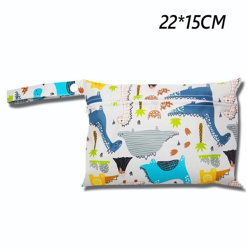 Baby Windel Tasche Gedruckt Wasserdicht Nass Trockenen Windel Reißverschluss Handtasche Kinderwagen Tragen Pack Reise Lagerung Ich bin Freien Tasche Kinderwagen teile: T1