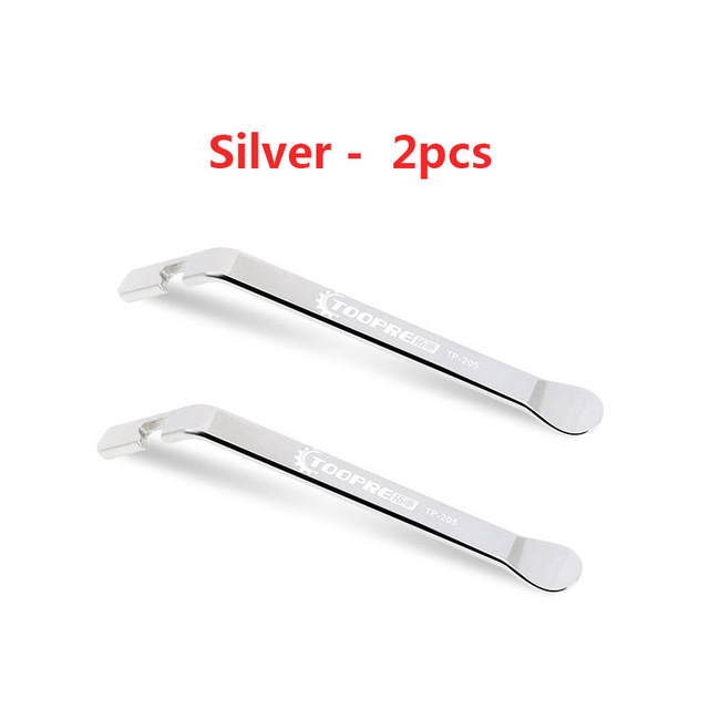 Mountain Road Bike Tire Lever MTB bicycle Tyre Spoon Remover Tool Stainless Steel MTB cycling wheel Repair Tools Bike parts: black