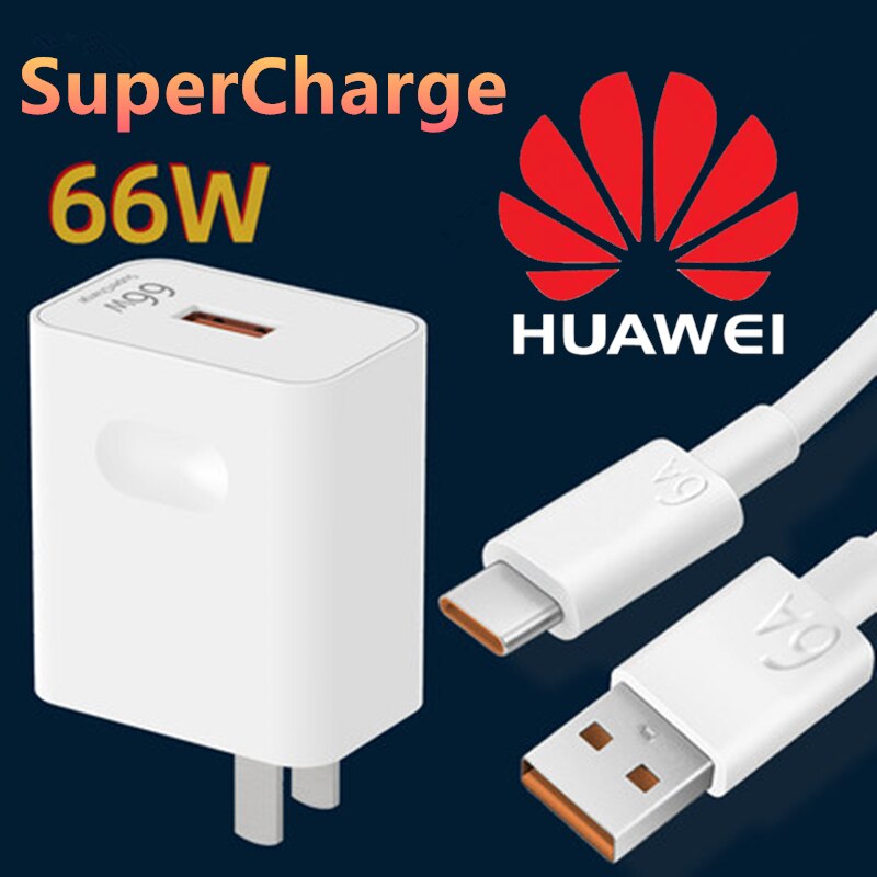 66W Huawei Mate 40 Pro SuperCharge Charger Original 6A Usb Type C Cable Fast Charge Honor Nova 8 se Mate 40 RS P40 Adapter