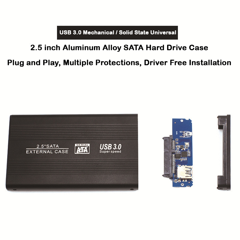 UTHAI BN03 USB3.0 2,5-calowa obudowa na dysk twardy ze stopu aluminium SSD Solid State Notebook Obudowa na dysk twardy