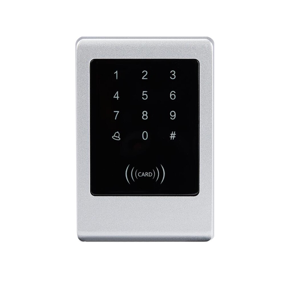 Waterdichte 125 Khz Rfid Toegangscontrole Touch Metalen Smart Keyless Slot Kaartlezer Elektronische Deurslot Gate Opener: AC