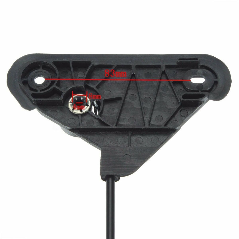 Vehemo Zwart 205CM Hood Release Kabel Bonnet Hood Kabel Auto Accessoires Licht Voertuig Outdoor Bonnet Kabel Cover Auto Accessoires