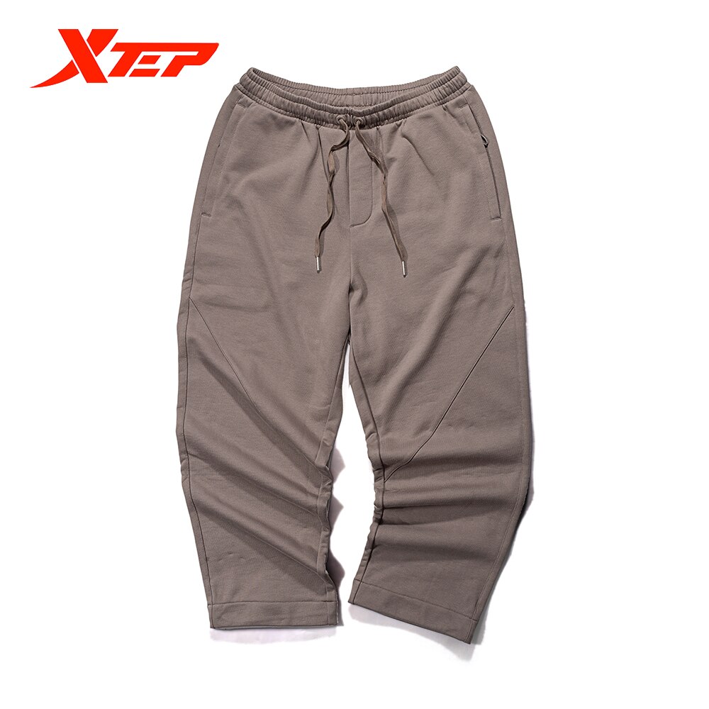 Xtep – pantalon de sport pour hommes, nouvelle , tricoté, ample et fermé, décontracté, confortable, en coton, , 980329630750: grey / XXL