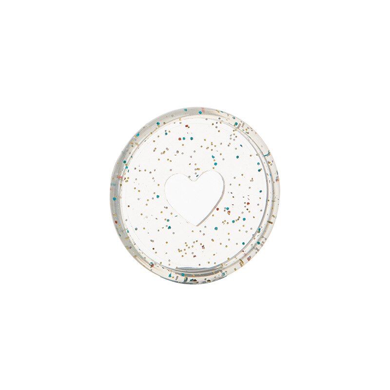 Anillo planificador con agujeros de setas para cuaderno, discos de encuadernación de 35MM, anillos de encuadernación de corazón para planificadores de botones de bucle de hojas sueltas de oficina, DIY, 100 Uds.: Chocolate