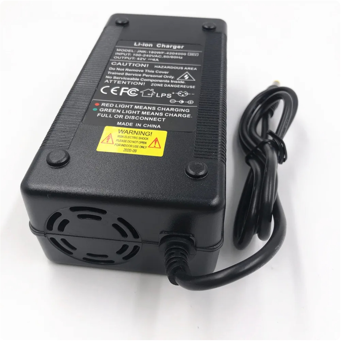 36V E Bike E scooter Oplader Uitgang 42V4A Oplader voor 10Serie 36V 37V Li-ion Batterij Oplader DC 5.5mm * 2.1mm snel opladen