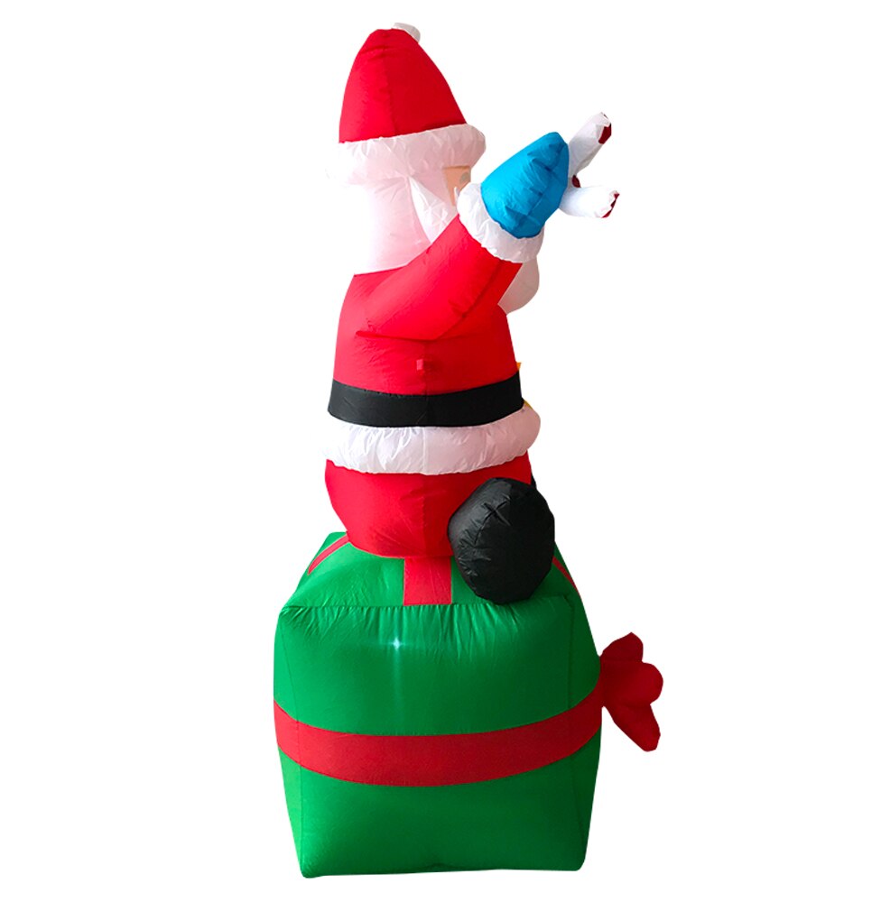 Inflatable Santa Claus LED Light Indoor Outdoor Home Yard Garden Decoration Inflatable Santa Claus LED Light Decoration 6' Tall