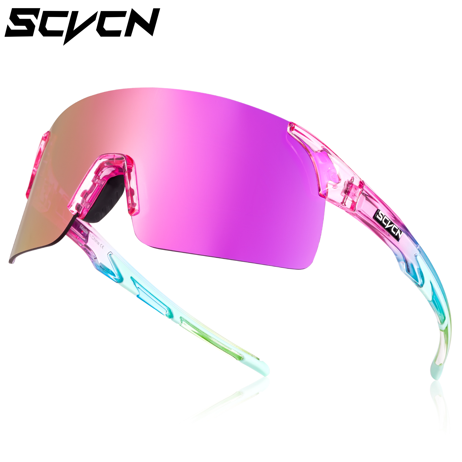 Neue scvcn Herren Fahrrad Sonnenbrille Frauen Fahrrad Brillen uv400 Gold Farbe Sport brille Brille Fahrrad Mountainbike Brille: Himmel Blau