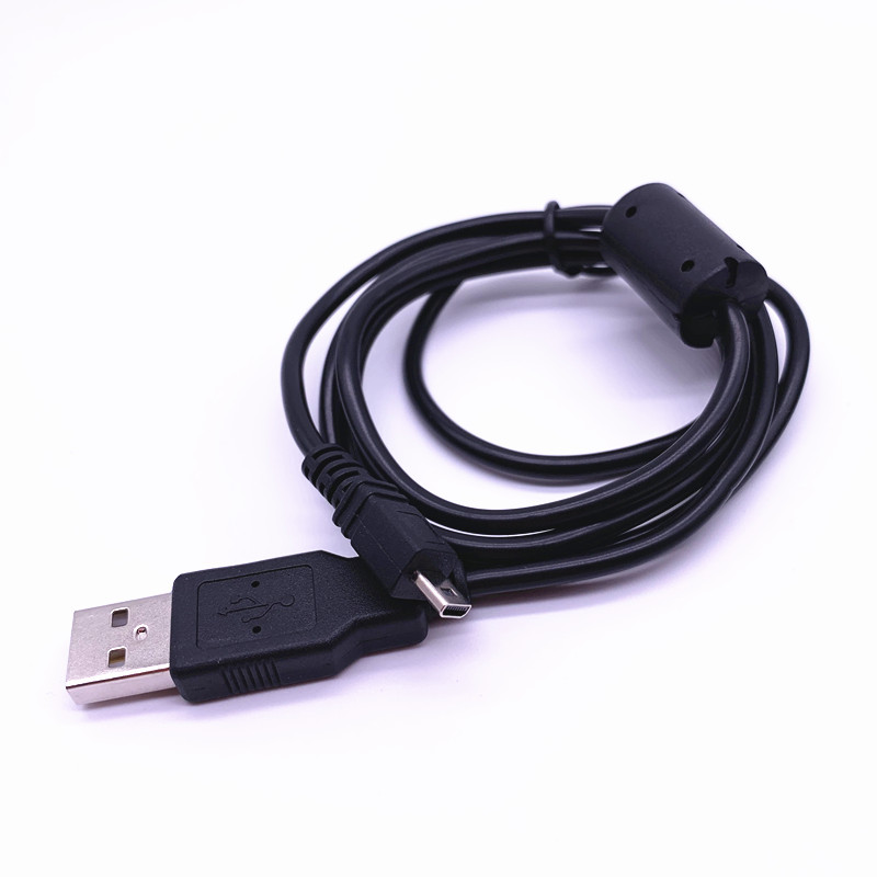 Cabo de dados usb para nikon, cabo de dados 8 pinos para nikon coolpix p530 p520 p330 s3600 s6600 s3500 s5200 s9500 s4200 s9050 s9200 s6400