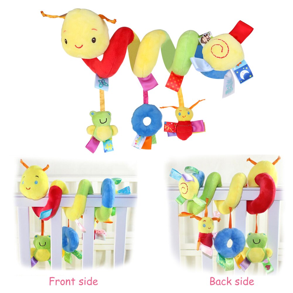 1pc Baby Spielzeug Nette Kinderwagen Krippe Babybett Spielzeug Multifunktionale Kinderwagen Hängen Rasseln Spirale Kinderwagen Auto Sitz Spielzeug Mit Klingeln glocke