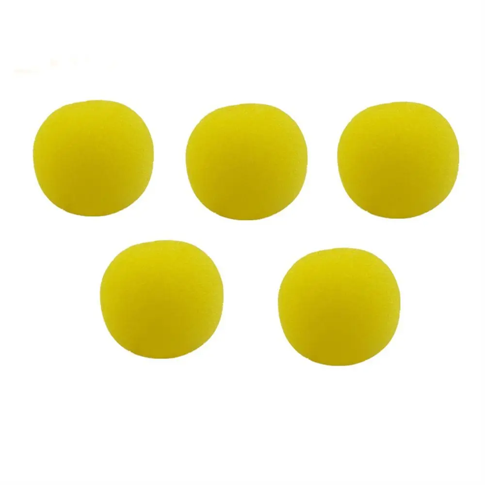 5 Stuks Super Zachte Spons Bal Vinger Goocheltrucs Verschijnen/Verdwijnende Ballen Magia Podium Straat Illusies Gimmick Leuk Klassiek Speelgoed: GRIJS