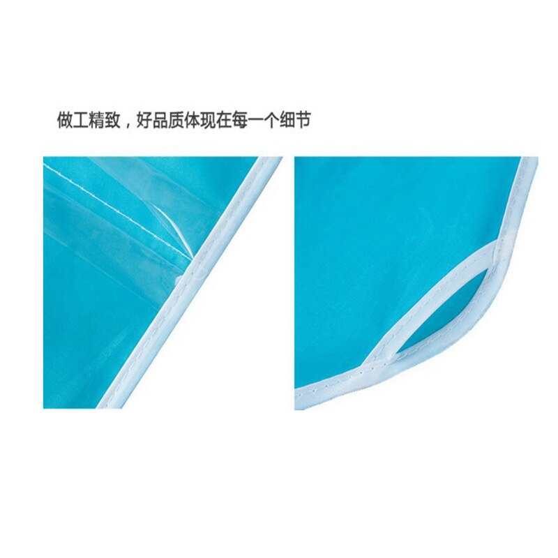 Transparent Storage Bag Wall Hanging Organizer Closet Kindergarten Locker Pocket Clothes Cabinet Bag Multifunction Wardrobe Stor