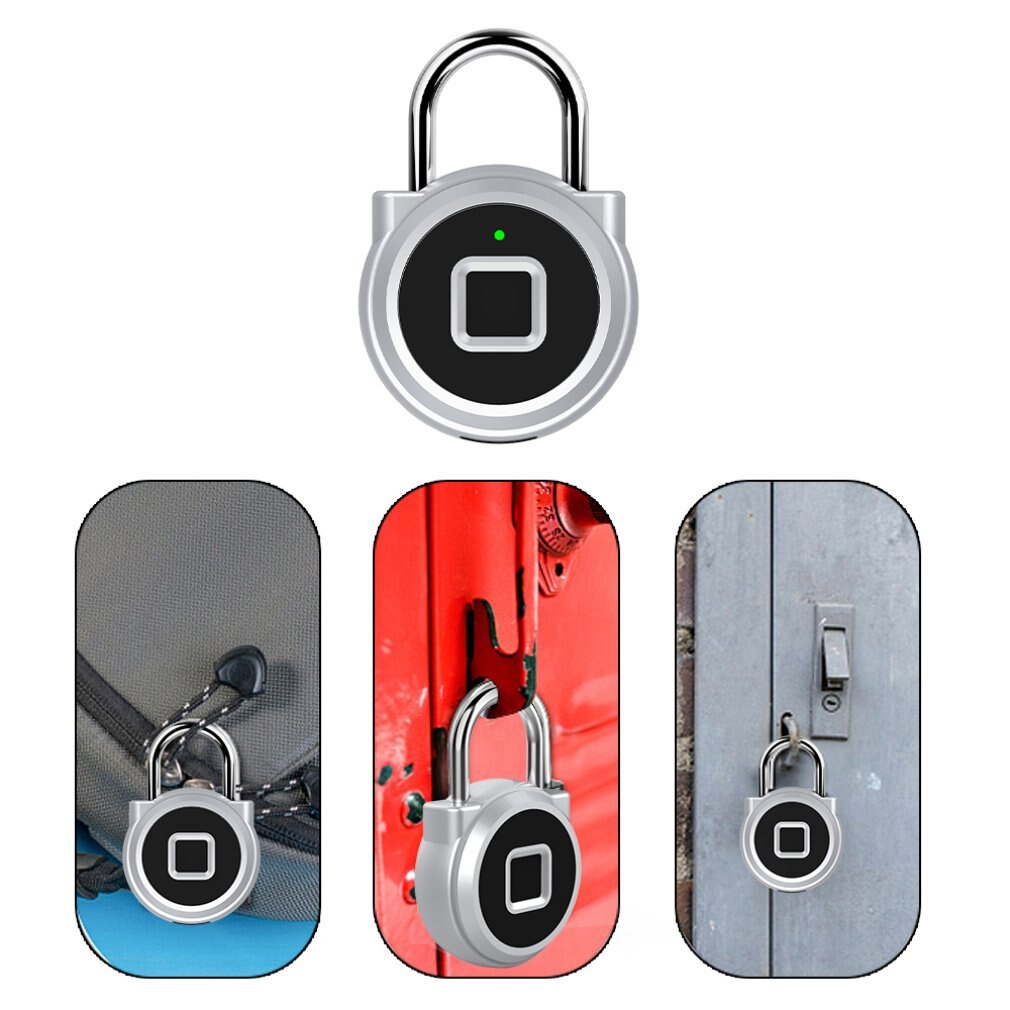 Fingerprint Lock Smart Lock Warehouse Door Dormitory Locker Anti-theft Fingerprint Padlock Password Lock
