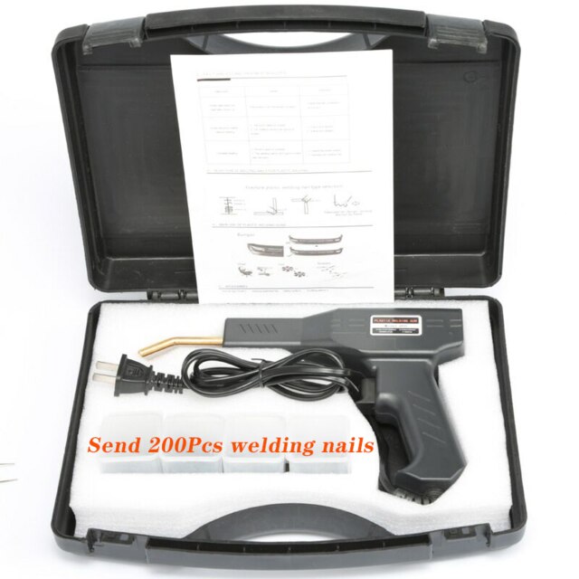 Car bumper plastic welding machine repair plastic crack tool: EU plug