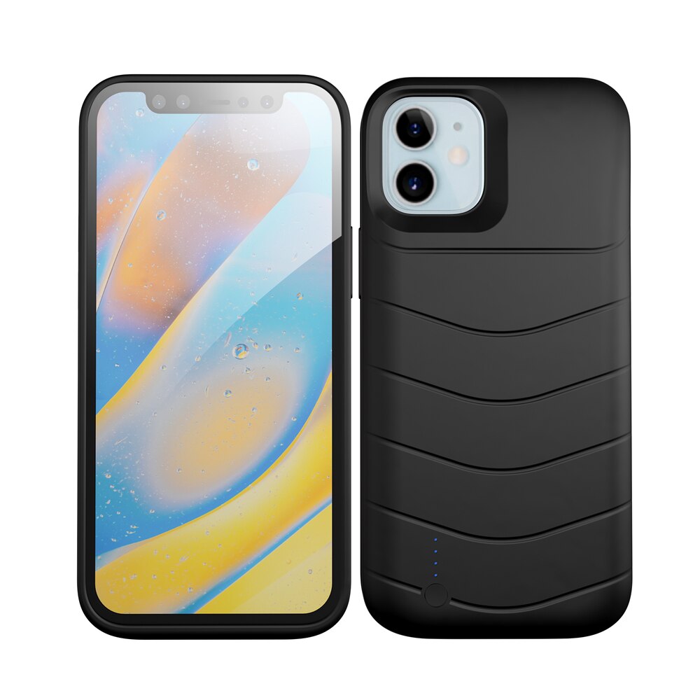 Battery Charger Cases For iPhone 12 Pro Max 12 Pro Battery Case External Charging Cover For iPhone 12 12 Mini Power Bank Cases