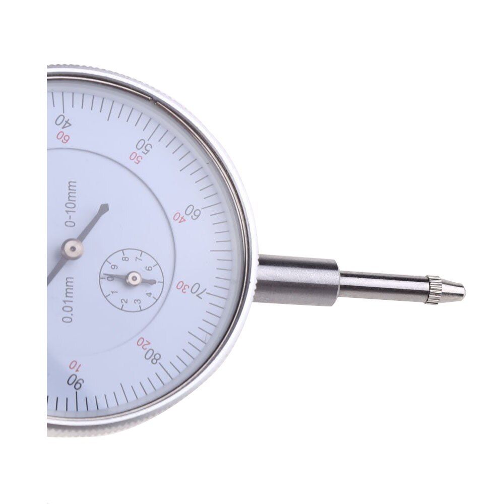 Dial Indicator Gauge 0-10mm Meter Precise 0.01 Resolution Concentricity Test