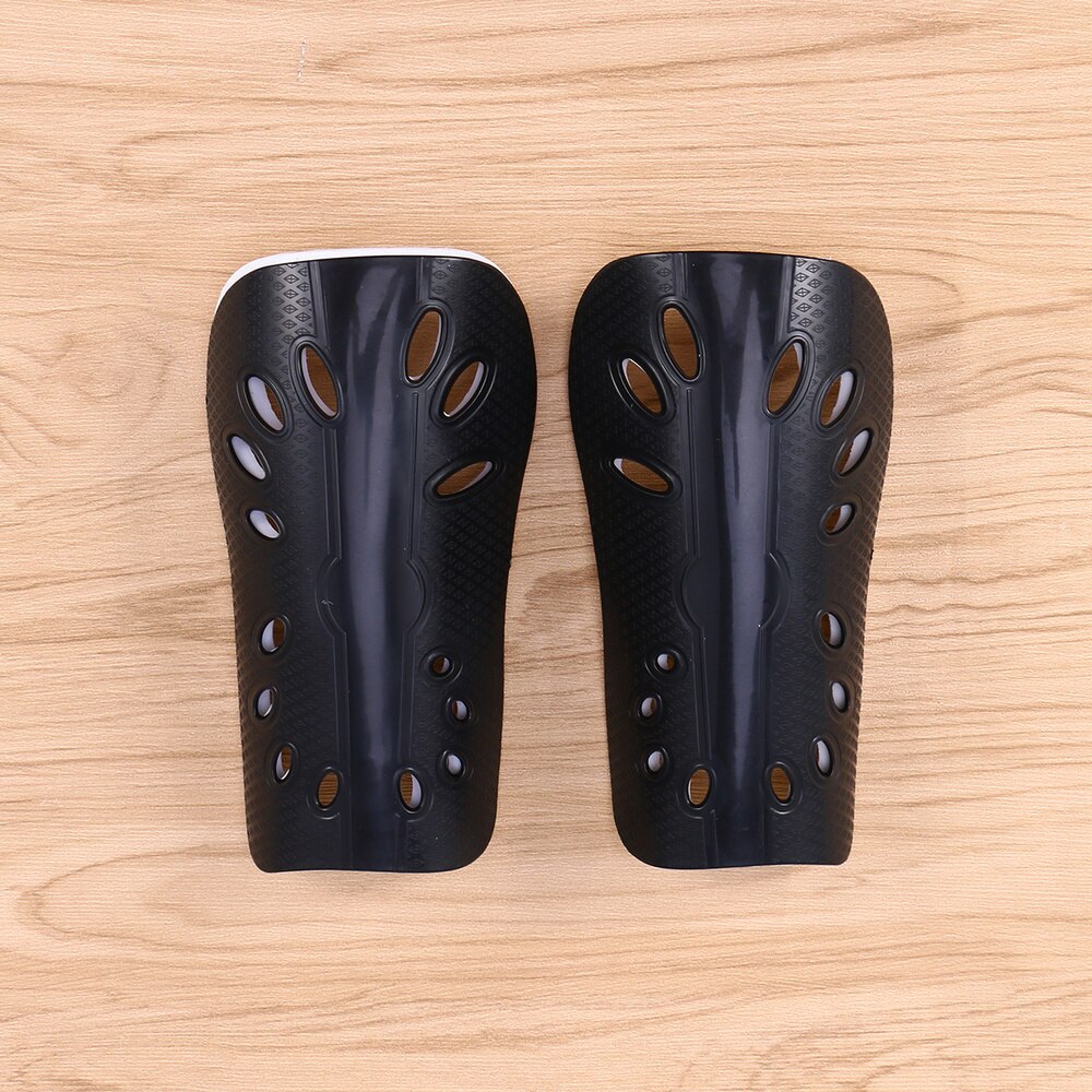 1 par leve respirável adulto bezerro equipamentos de proteção de equipamento de futebol para homem (branco)