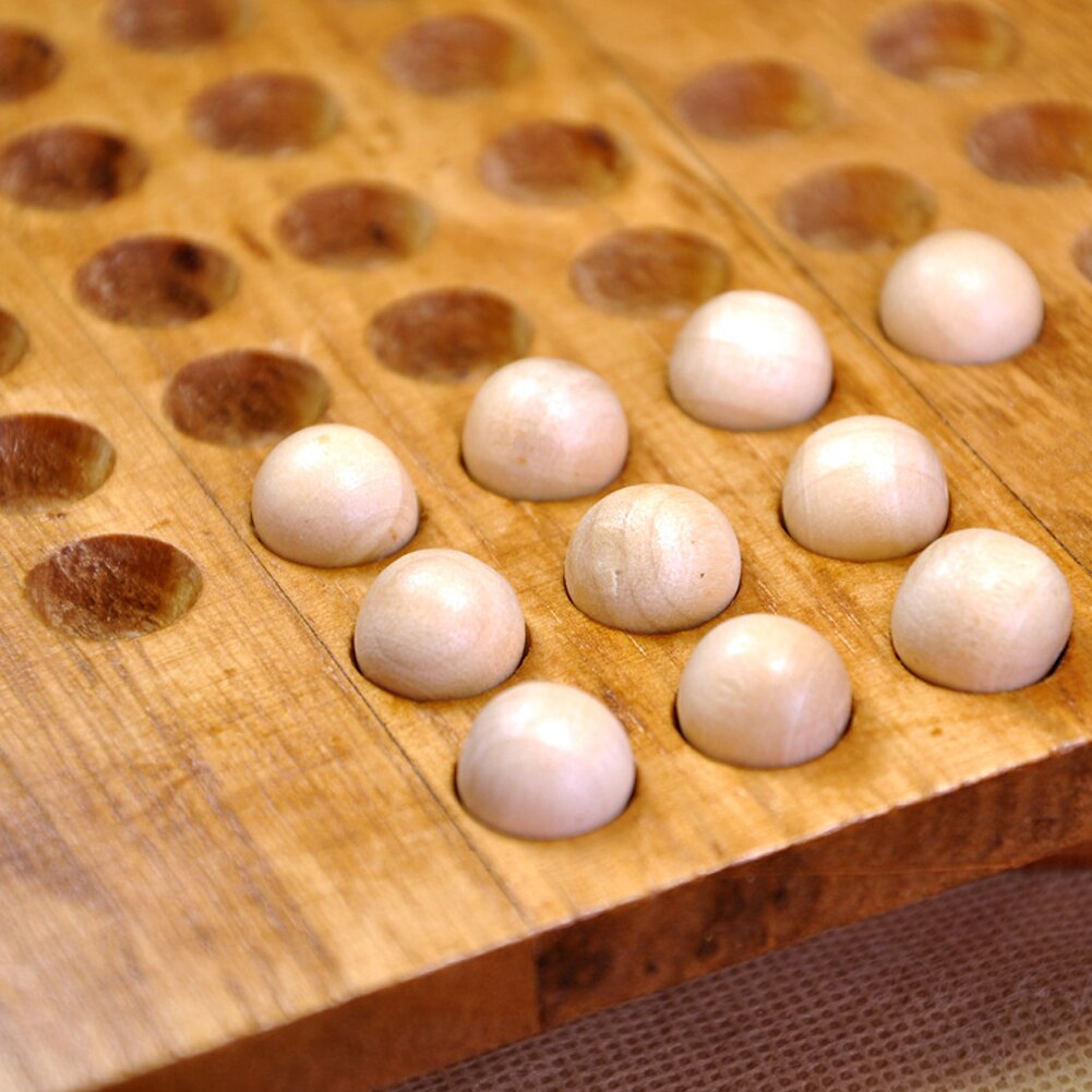 Einzigen Holz Solitär Spiel freundlicher Schach Bord Unterhaltung Erwachsene ungiftig Entwickeln Intelligenz Pädagogisches Spielzeug Klassischen