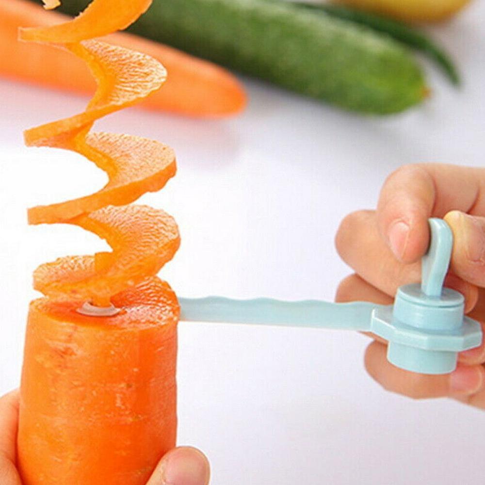 Household Carrot Spiral Slicer Kitchen Vegetable Cutting Slicer Cooking Models Spiral Gadgets Potato tool Cut Cutter Home O9I9