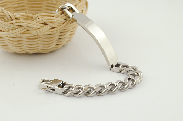 Gokadima 21.5cm, 9mm, Stainless Steel ID Bracelet Hand Chain Mens Jewellery Arrivals, WB055