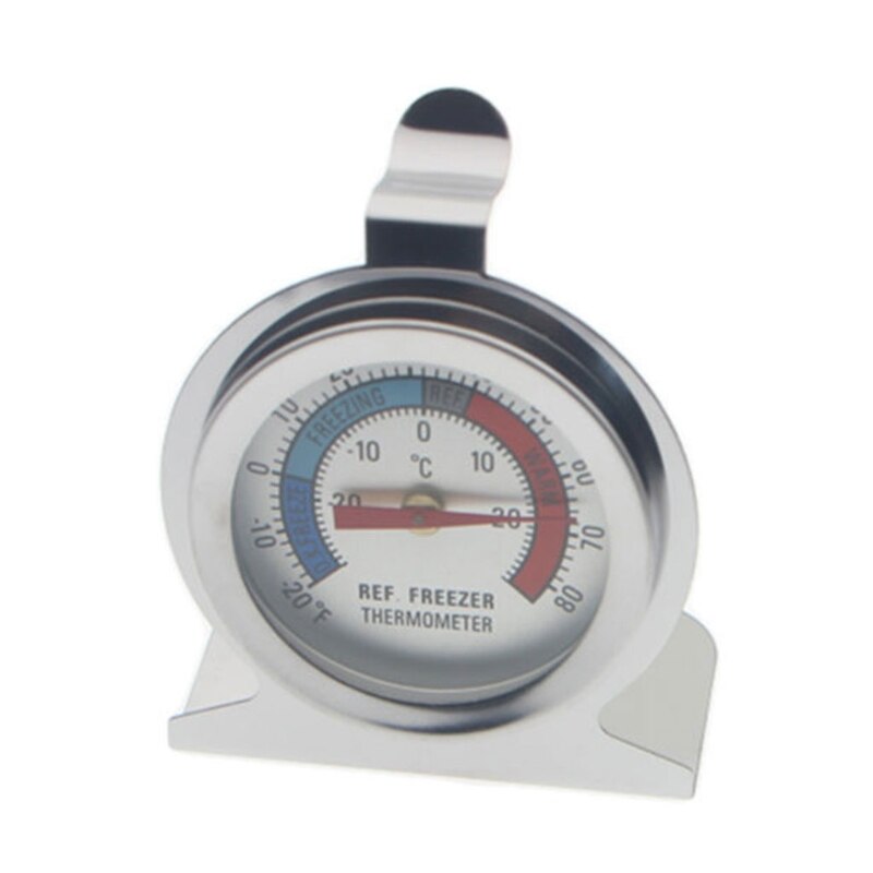 Koelkast Thermometers Grote Wijzerplaat Vriezer Thermometer Met Dual-Schaal 20 ~ 80 °F Voor Vriezer Koelkast Cooler Haken