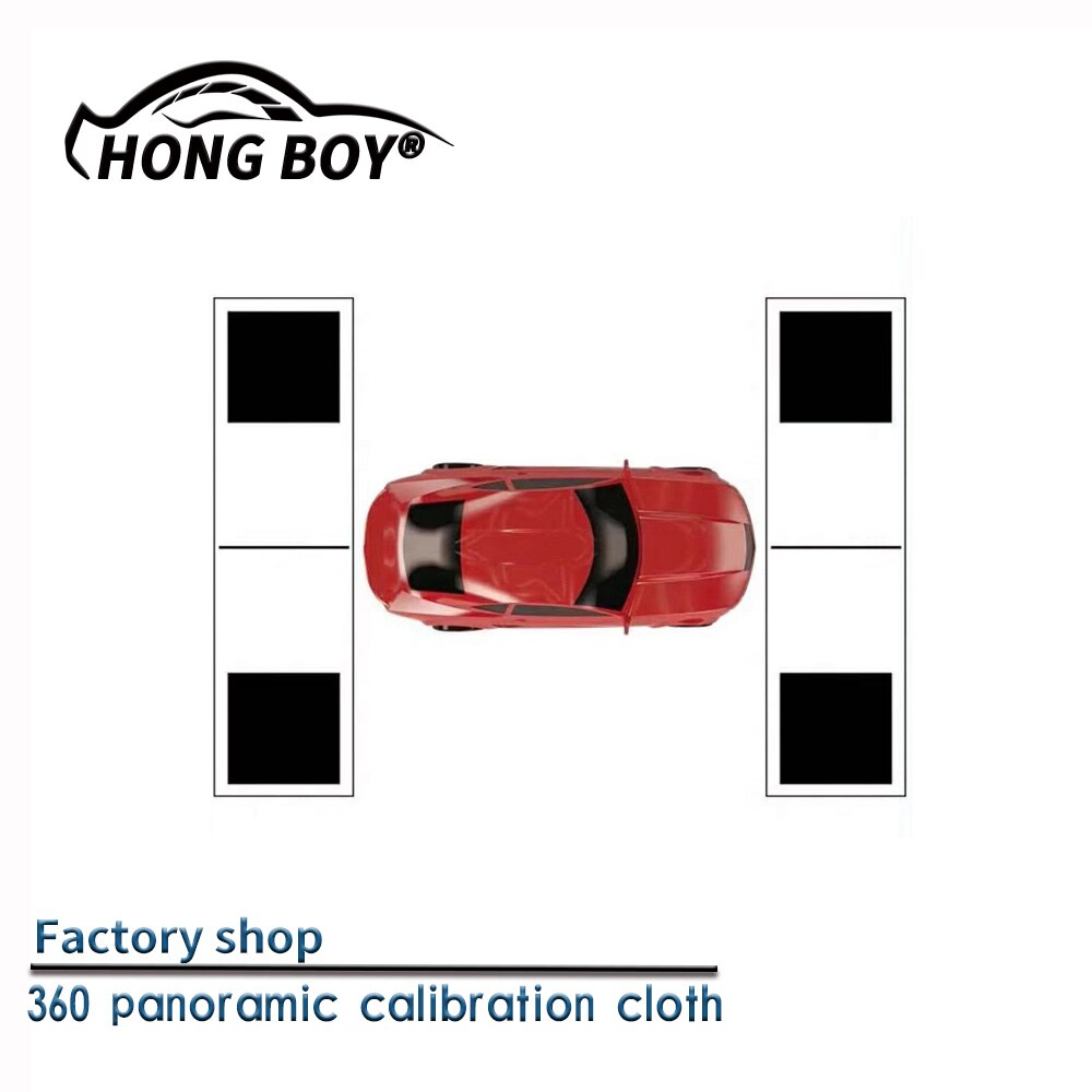 , 2D Car Camera Calibration Cloth For 360-Degree Panoramic Bird's-eye View Panoramic DVR System
