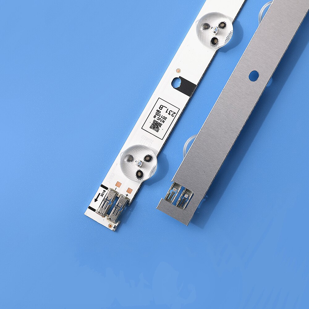 Kit) 4 PCS 7LED 65CM LED backlight strip for samsung UE32H5570S 32H5000 UN32J5003AF D4GE-320DC1-R1 R2 Bn96-30443A 3044A