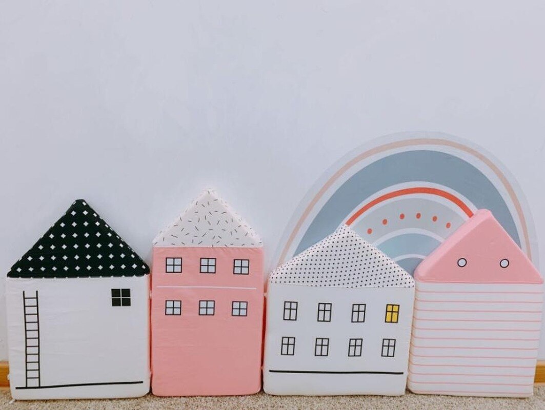 Clôture de lit de petite maison nordique, pare-choc de Protection pour berceau, garde-corps amovible et lavable, décoration de chambre d&#39;enfants: Style 13