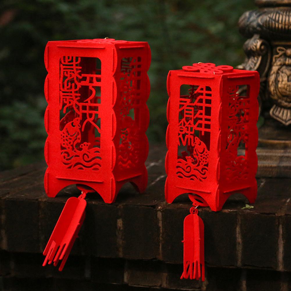 2020 rok myszy Fu litery tkaniny latarnia wisząca chińska wiosna dekoracja festiwalowa świąteczny lampion zaopatrzenie solidny szerokie zastosowanie