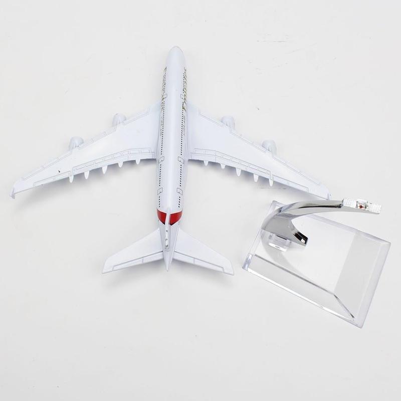 16 Cm A380 Emirates Airlines Vliegtuigen Simulatie Passagier Model Decor Vliegtuig Model Speelgoed 1:400 Legering Metaal Model Vliegtuig