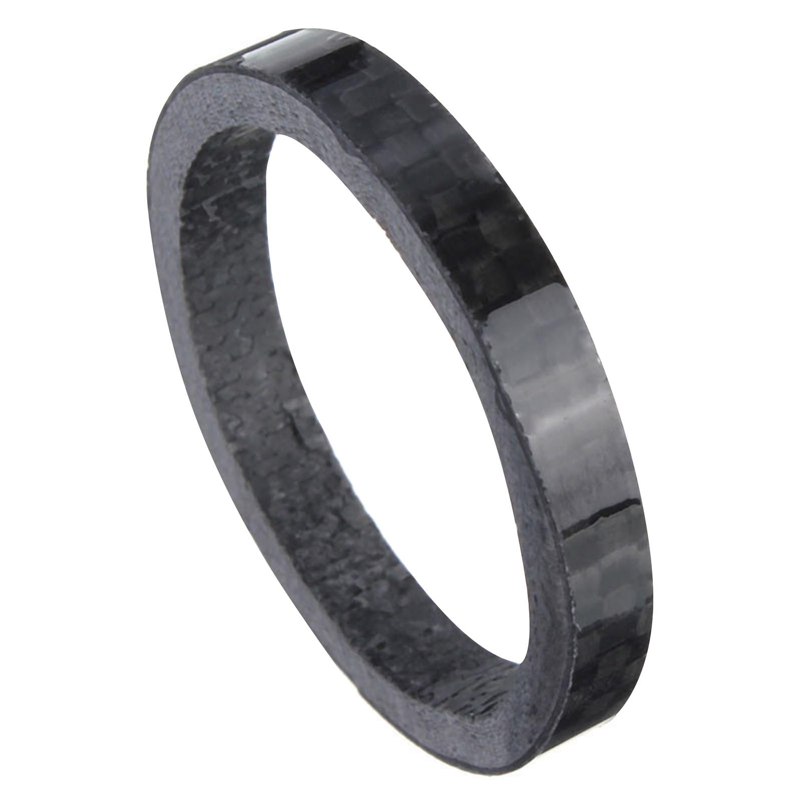 Newly 6pcs/set Carbon Fiber Bike Fork Headset Spacer Ring 3mm 5mm 10mm for Bicycles