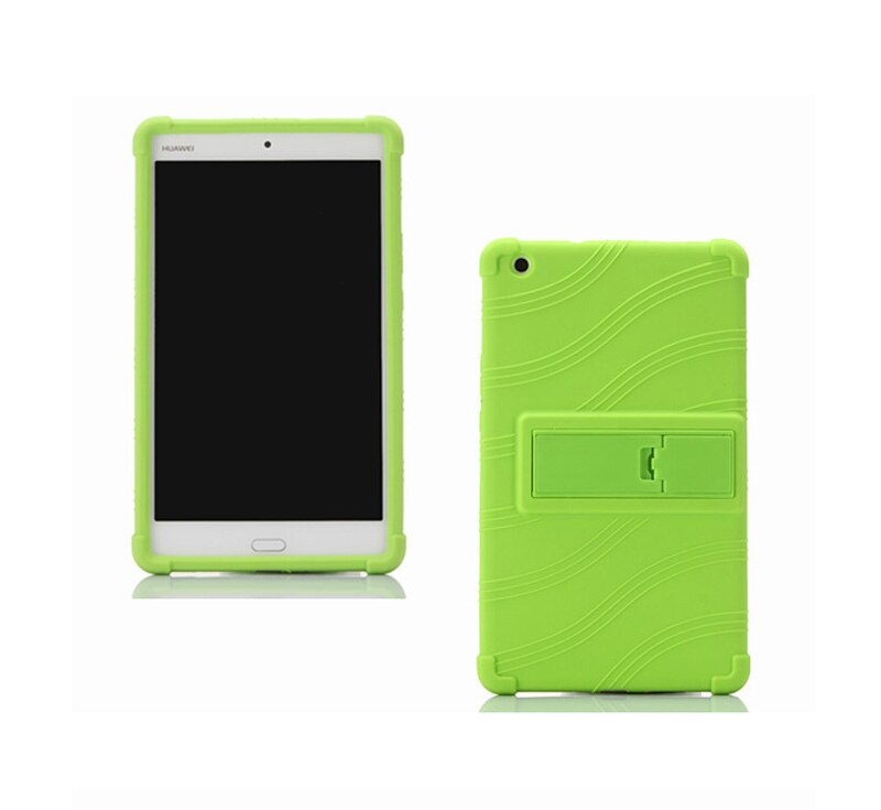 Coque arrière en Silicone souple pour Huawei MediaPad M3 Lite, étui mince pour tablette de 8 pouces, 8.0, CPN-L09, CPN-W09, CPN-AL00: green