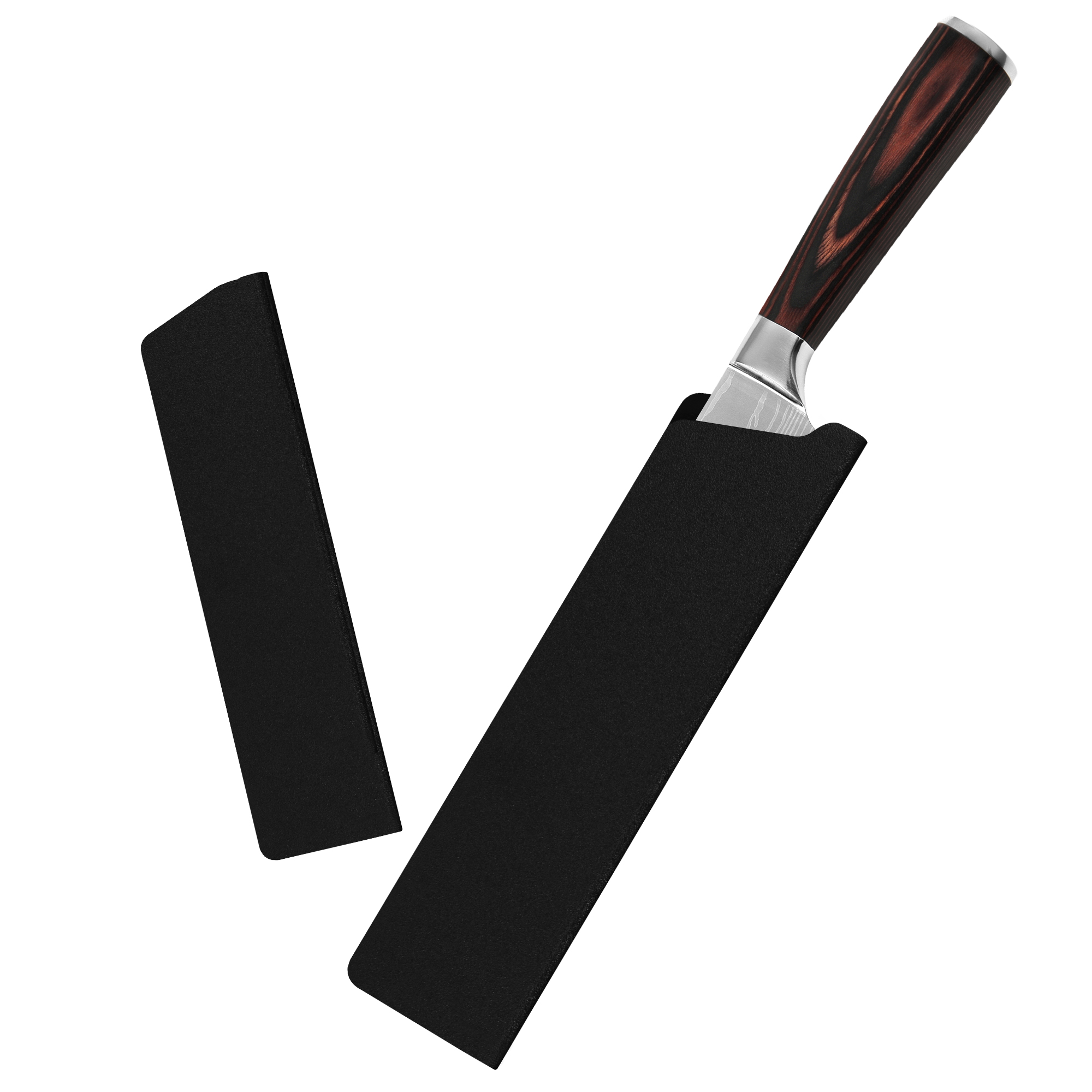 XYJ 3 Pcs ABS Universal Knife Edge Guards Set for 8 inch Chef Knife Kitchen Knife Sheath Sleeve Knife Cover Blade Protectors