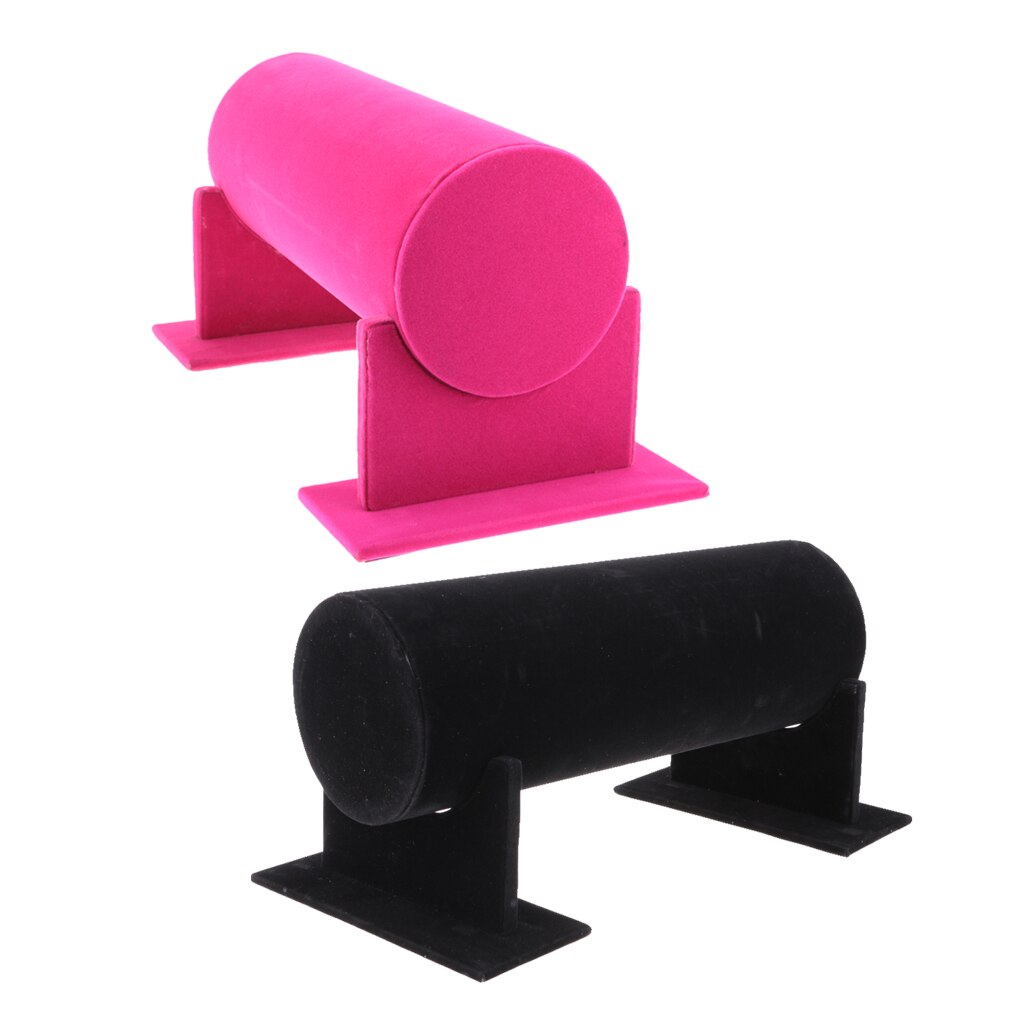 Velvet T-Bar Headband Holder Retail Shop Jewelry Display Stand Rack