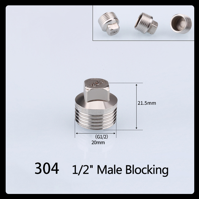 1/2 3/4 BSP 304 Stainless Steel Female Male Thread Tee Type Reducing Elbow Butt Joint Adapter Adapter Coupler Plumbing Fittings: 125*90mm / Yellow